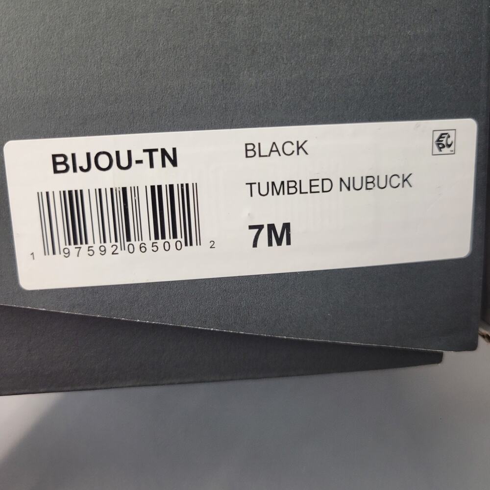 Eileen Fisher Shoes Womens 7 Black Tumbled Nubuck Bijou Espadrille Sandals NEW - Picture 12 of 12